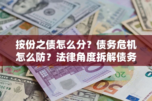 济南按份之债怎么分？债务危机怎么防？法律角度拆解债务分配与风险自保指南