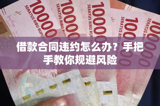 济南借款合同违约怎么办？手把手教你规避风险