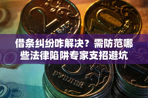 济南借条纠纷咋解决？需防范哪些法律陷阱专家支招避坑