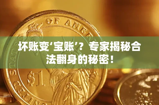 济南坏账变‘宝账’？专家揭秘合法翻身的秘密！