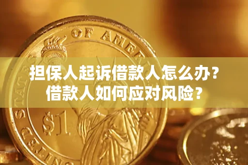 济南担保人起诉借款人怎么办？借款人如何应对风险？
