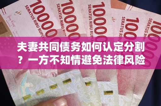 济南夫妻共同债务如何认定分割？一方不知情避免法律风险必看！